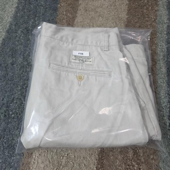 Polo Ralph Lauren Prospect Shorts Men’s Size 30 Light Gray Cotton Flat Front - Picture 7 of 7